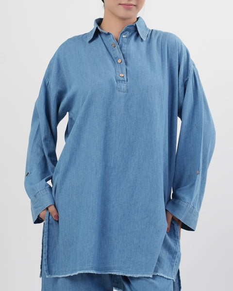 Women's Plain Fusion 2 Pcs Suit