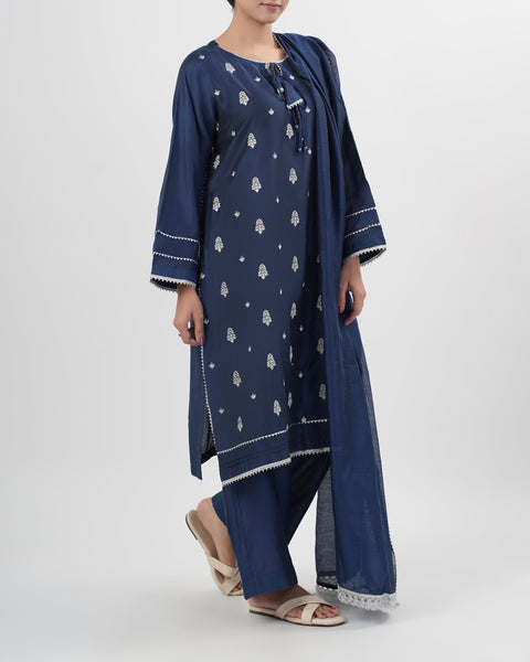 Women’s Ethnic Embroidered 3 Pcs Suit