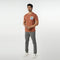Eminent Men's Round Neck Half Sleeves Printed T-Shirt - Brown, Men's T-Shirts & Polos, Eminent, Chase Value