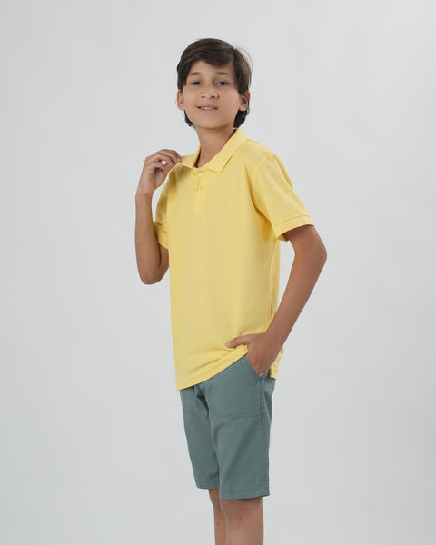 Boys Half Sleeves Polo T-Shirt