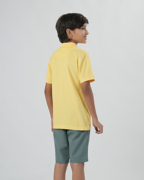 Boys Half Sleeves Polo T-Shirt