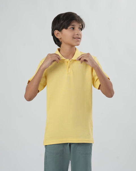 Boys Half Sleeves Polo T-Shirt
