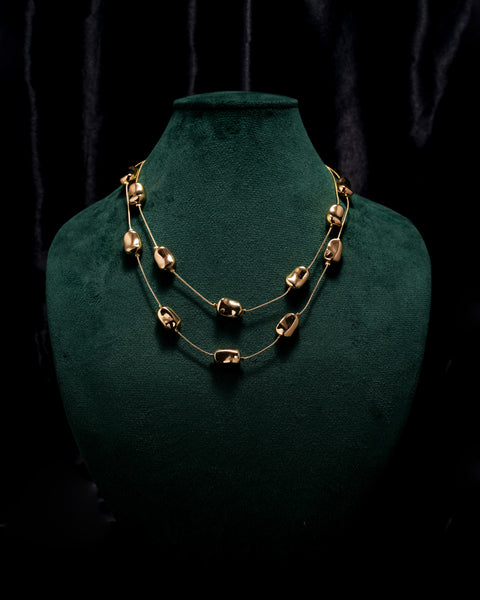 Golden Link Layered Necklace