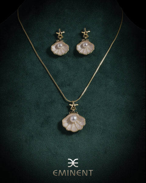 Pearl Blossom Necklace Set