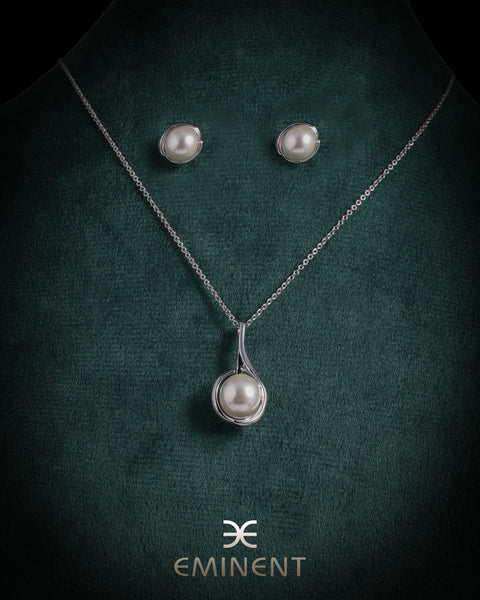 Pearl Drop Grace Necklace Set