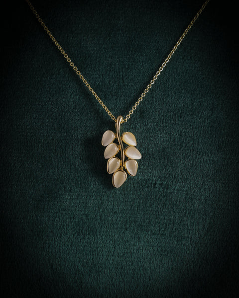 Leaf Bloom Necklace Set