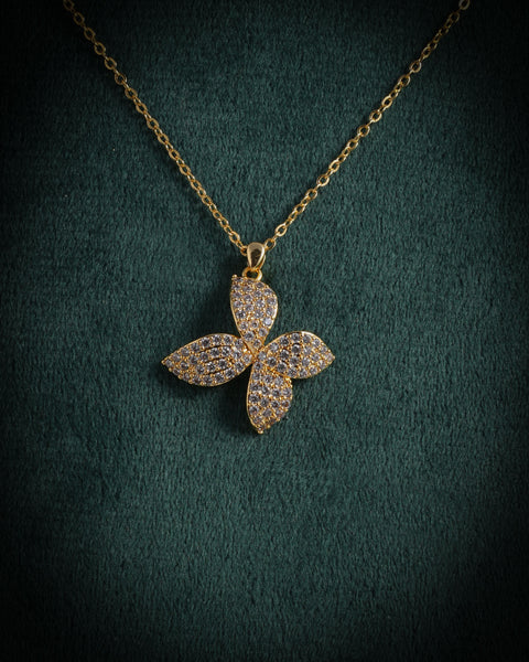 Leaf Spark Necklace Set