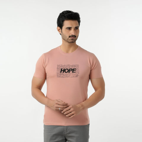 Eminent Men's Round Neck Half Sleeves Printed T-Shirt - Spring Bud, Men's T-Shirts & Polos, Eminent, Chase Value