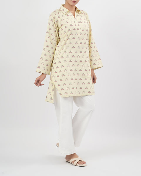 Women's Dyed Jacquard Kurti