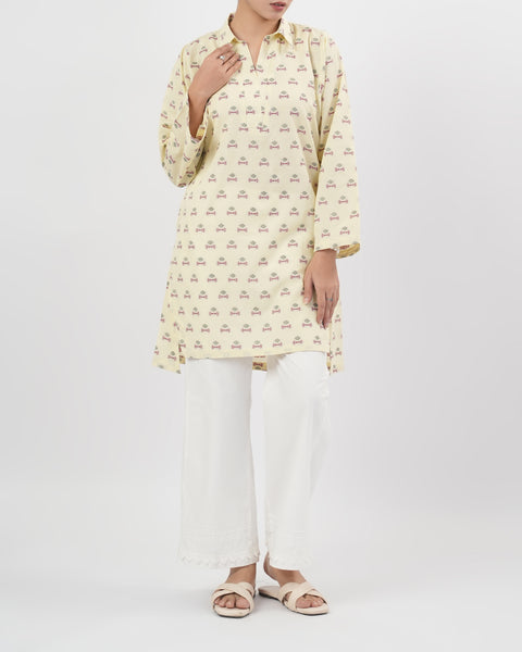 Women's Dyed Jacquard Kurti