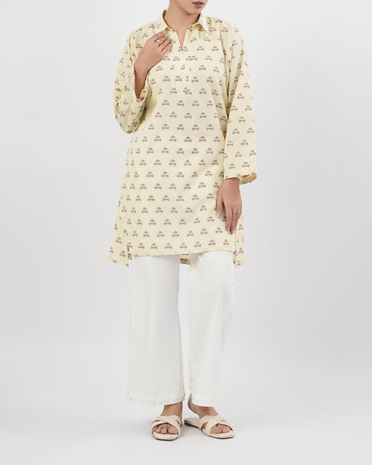Women's Dyed Jacquard Kurti