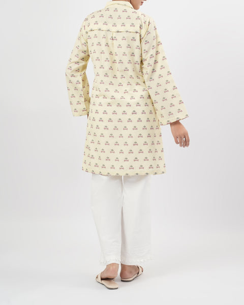 Women's Dyed Jacquard Kurti