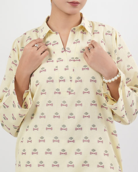 Women's Dyed Jacquard Kurti