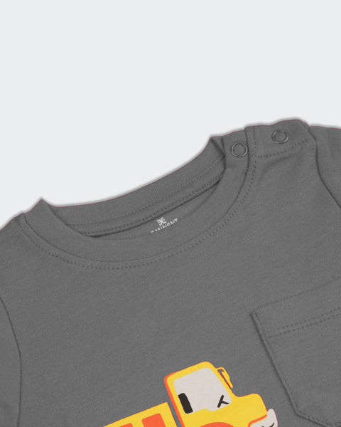 Newborn Boys Interlock T-Shirt