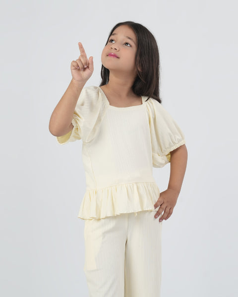 Solid Textured Co-Ord Set