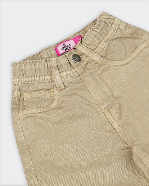 Girls Woven Cotton Pants