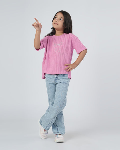 Girls' Half Sleeves T-Shirt