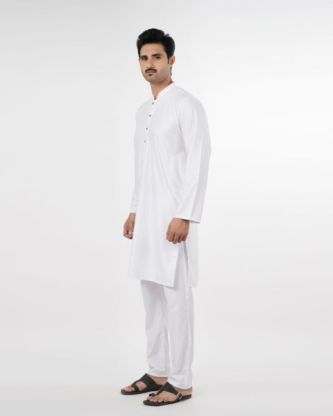 Eminent Men's Kurta Pajama Suit - White
