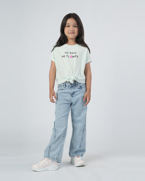 Girls' Half Sleeves Top