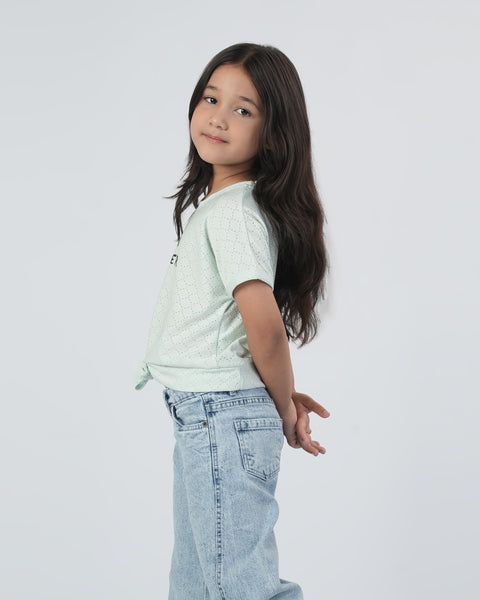 Girls' Half Sleeves Top