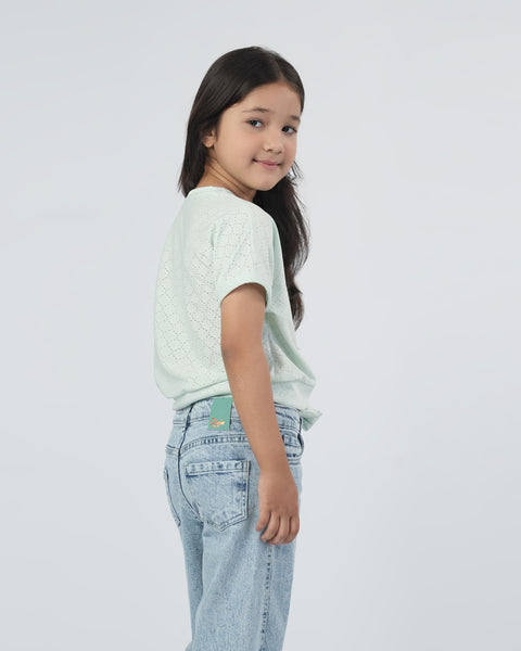 Girls' Half Sleeves Top