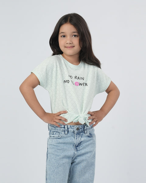 Girls' Half Sleeves Top