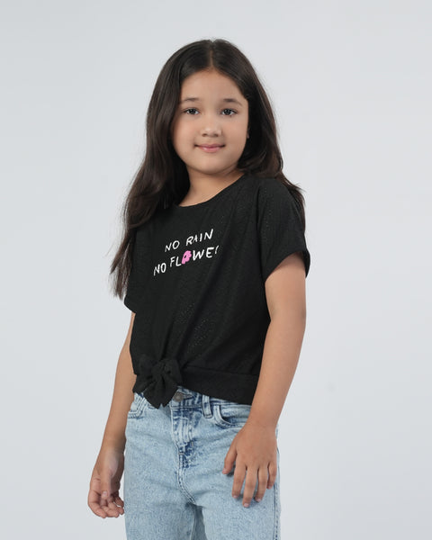Girls' Half Sleeves Top