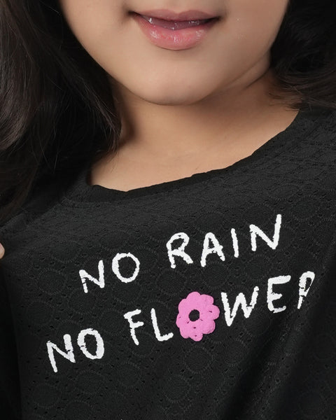 Girls' Half Sleeves Top