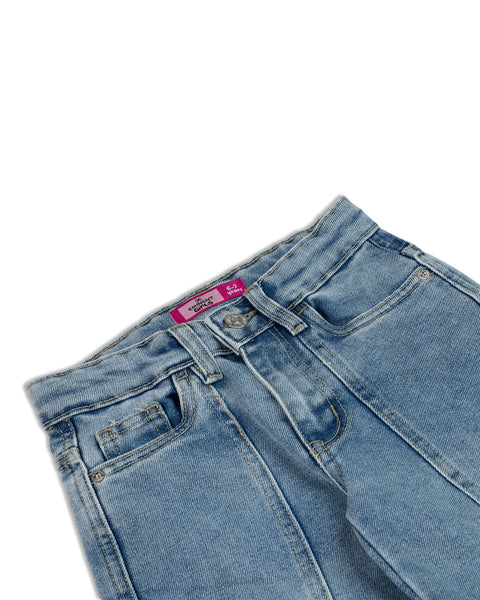 Eminent Girl Wide Leg Denim Pant