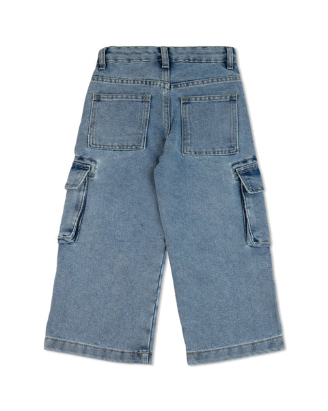 Eminent Girl Wide Leg Denim Pant