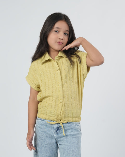 Girls' Front Open Top