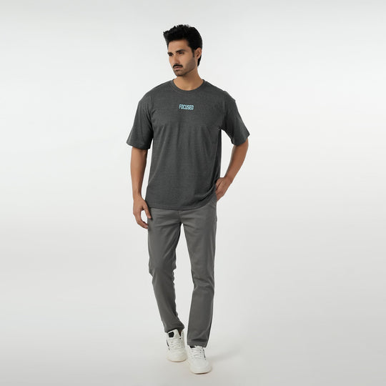 Eminent Men's Round Neck Half Sleeves T-Shirt - Charcoal, Men's T-Shirts & Polos, Eminent, Chase Value