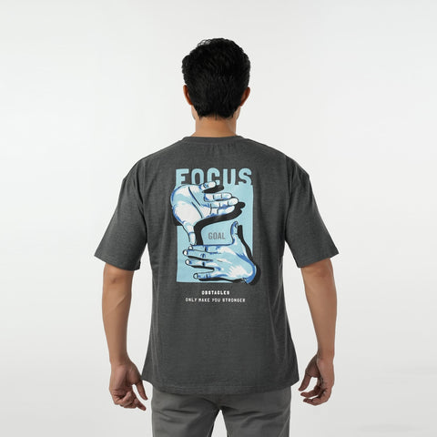 Eminent Men's Round Neck Half Sleeves T-Shirt - Charcoal, Men's T-Shirts & Polos, Eminent, Chase Value