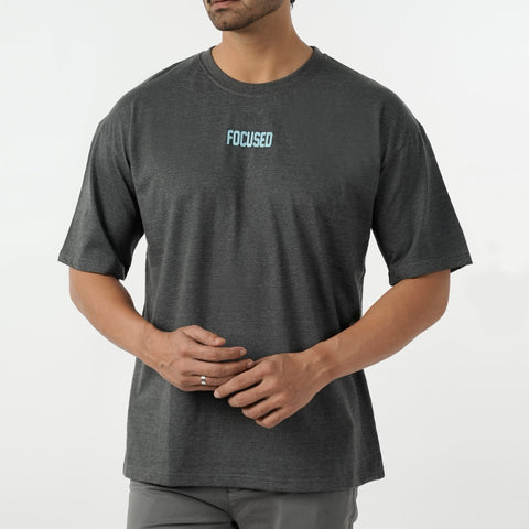 Eminent Men's Round Neck Half Sleeves T-Shirt - Charcoal, Men's T-Shirts & Polos, Eminent, Chase Value