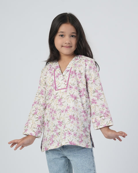 Girls Printed Cotton Kurti