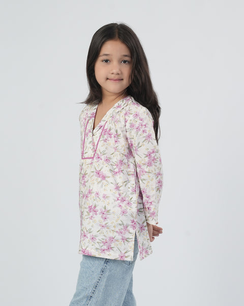 Girls Printed Cotton Kurti