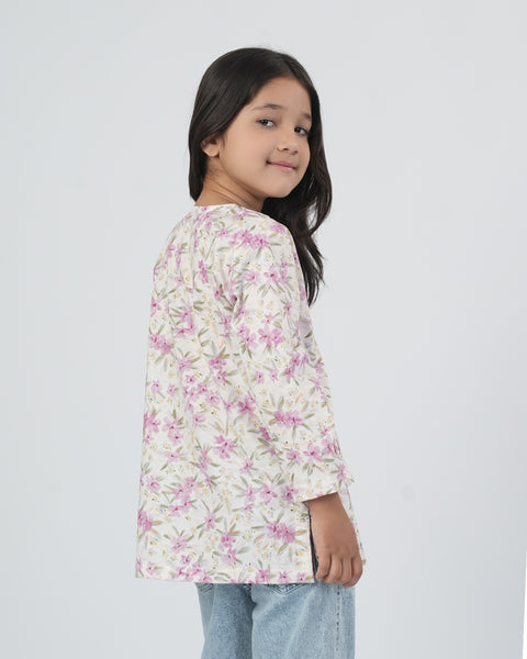 Girls Printed Cotton Kurti