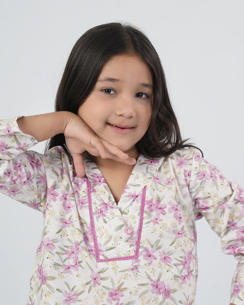 Girls Printed Cotton Kurti