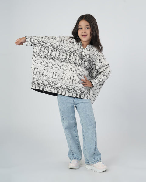 Girls' Printed Cotton Top
