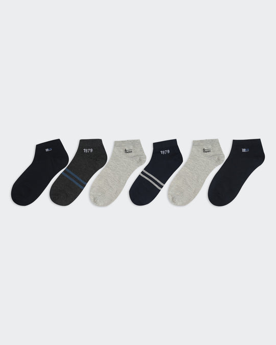 Men's Ankle Socks - 6PC
