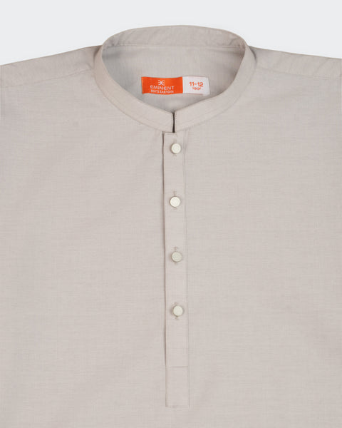Boys' Plain Poly Viscose Shalwar Kameez