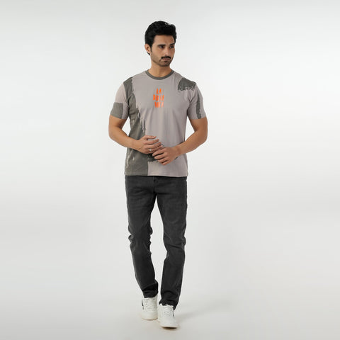 Eminent Men's Half Sleeves T-Shirt - Light Grey, Men's T-Shirts & Polos, Eminent, Chase Value