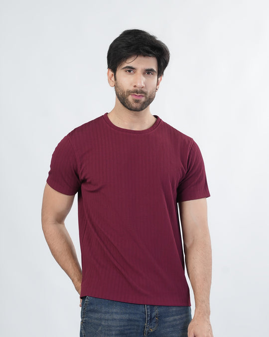 Men's Round Neck Half Sleeves T-Shirt