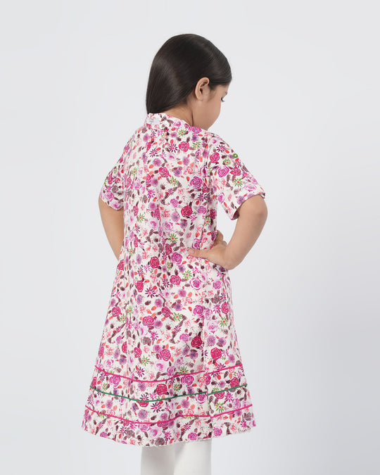 Eminent Girls Woven Frock