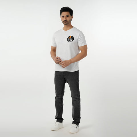 Eminent Men's Round Neck Half Sleeves T-Shirt - Oatmeal, Men's T-Shirts & Polos, Eminent, Chase Value