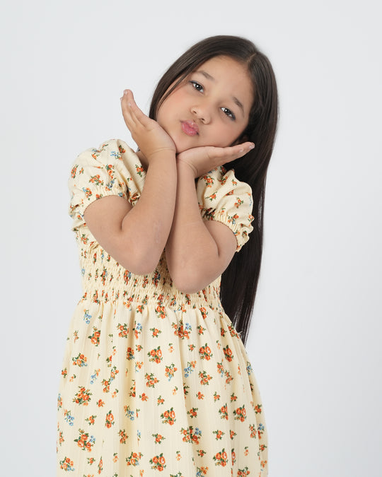 Eminent Girls Woven Frock