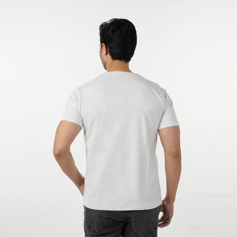 Eminent Men's Round Neck Half Sleeves T-Shirt - Oatmeal, Men's T-Shirts & Polos, Eminent, Chase Value