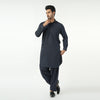 Eminent Men's Plain Shalwar Kameez Suit - Navy Blue