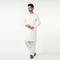 Eminent Men's Plain Shalwar Suit - White