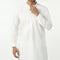 Eminent Men's Plain Shalwar Suit - White